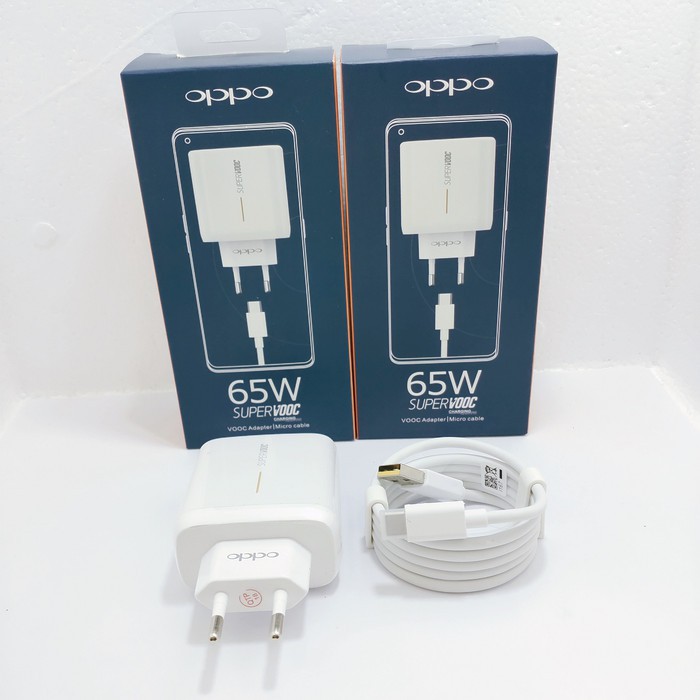 TRAVEL CHARGER OPPO TYPE-C SUPER VOOC 65W (BT) 100%